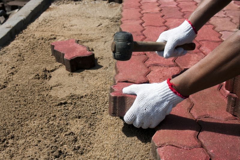 Patio Brick Installation
