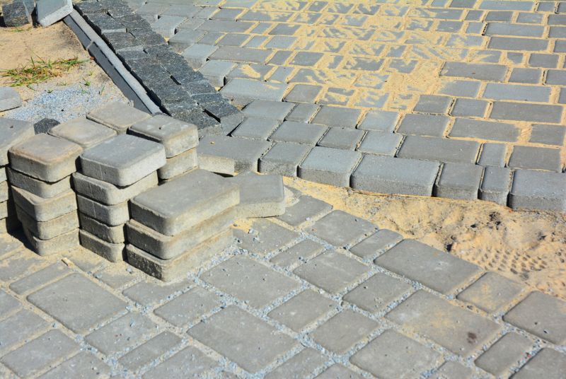 Patio Brick Installation